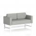 Brixworth Sofa 2 Seater With White Legs In Sumi Fabric - Tokyo SF000143