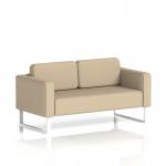 Brixworth Sofa 2 Seater With White Legs In Yoredale Fabric - Gordale SF000146