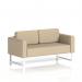 Brixworth Sofa 2 Seater With White Legs In Yoredale Fabric - Gordale SF000146