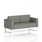 Brixworth Sofa 2 Seater With White Legs In Yoredale Fabric - Hardraw SF000147