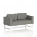 Brixworth Sofa 2 Seater With White Legs In Yoredale Fabric - Hardraw SF000147