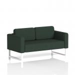 Brixworth Sofa 2 Seater With White Legs In Yoredale Fabric - Ingleton SF000148