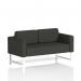 Brixworth Sofa 2 Seater With White Legs In Yoredale Fabric - Leyburn SF000150