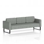 Brixworth Sofa 3 Seater With Black Legs In Rivet Fabric - Prime SF000156