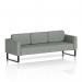 Brixworth Sofa 3 Seater With Black Legs In Rivet Fabric - Prime SF000156