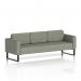 Brixworth Sofa 3 Seater With Black Legs In Rivet Fabric - Vitreous SF000157