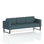 Brixworth Sofa 3 Seater With Black Legs In X2 Fabric - Polygon SF000162