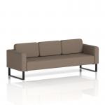 Brixworth Sofa 3 Seater With Black Legs In X2 Fabric - Theory SF000163