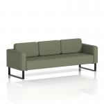 Brixworth Sofa 3 Seater With Black Legs In Main Line Flax Fabric - Monument SF000165