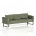 Brixworth Sofa 3 Seater With Black Legs In Main Line Flax Fabric - Monument SF000165