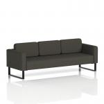 Brixworth Sofa 3 Seater With Black Legs In Main Line Flax Fabric - Temple SF000167