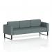 Brixworth Sofa 3 Seater With Black Legs In Main Line Flax Fabric - Westminster SF000169