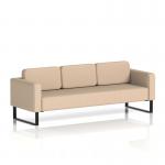 Brixworth Sofa 3 Seater With Black Legs In Synergy Fabric - Affix SF000170