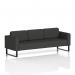 Brixworth Sofa 3 Seater With Black Legs In Synergy Fabric - Mix SF000172