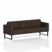 Brixworth Sofa 3 Seater With Black Legs In Synergy Fabric - Wed SF000175