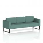 Brixworth Sofa 3 Seater With Black Legs In Sumi Fabric - Handa SF000176