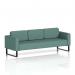 Brixworth Sofa 3 Seater With Black Legs In Sumi Fabric - Handa SF000176