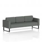 Brixworth Sofa 3 Seater With Black Legs In Sumi Fabric - Kobe SF000177