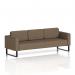 Brixworth Sofa 3 Seater With Black Legs In Sumi Fabric - Osaka SF000178