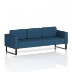 Brixworth Sofa 3 Seater With Black Legs In Sumi Fabric - Uto SF000180