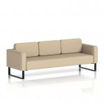 Brixworth Sofa 3 Seater With Black Legs In Yoredale Fabric - Gordale SF000182