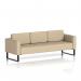 Brixworth Sofa 3 Seater With Black Legs In Yoredale Fabric - Gordale SF000182