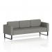 Brixworth Sofa 3 Seater With Black Legs In Yoredale Fabric - Hardraw SF000183