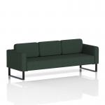 Brixworth Sofa 3 Seater With Black Legs In Yoredale Fabric - Ingleton SF000184