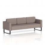 Brixworth Sofa 3 Seater With Black Legs In Yoredale Fabric - Settle SF000187