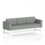 Brixworth Sofa 3 Seater With White Legs In Rivet Fabric - Prime SF000192