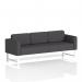 Brixworth Sofa 3 Seater With White Legs In X2 Fabric - Arithmetic SF000194