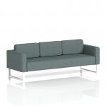 Brixworth Sofa 3 Seater With White Legs In Main Line Flax Fabric - Westminster SF000205