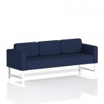 Brixworth Sofa 3 Seater With White Legs In Synergy Fabric - Alike SF000207