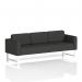 Brixworth Sofa 3 Seater With White Legs In Synergy Fabric - Mix SF000208