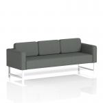 Brixworth Sofa 3 Seater With White Legs In Sumi Fabric - Kobe SF000213