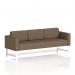 Brixworth Sofa 3 Seater With White Legs In Sumi Fabric - Osaka SF000214