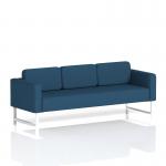 Brixworth Sofa 3 Seater With White Legs In Sumi Fabric - Uto SF000216