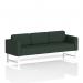 Brixworth Sofa 3 Seater With White Legs In Yoredale Fabric - Ingleton SF000220