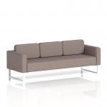 Brixworth Sofa 3 Seater With White Legs In Yoredale Fabric - Settle SF000223