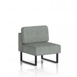 Brixworth Modular Seating Central Unit With Black Legs In Rivet Fabric - Prime SF000228