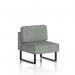 Brixworth Modular Seating Central Unit With Black Legs In Rivet Fabric - Prime SF000228