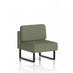 Brixworth Modular Seating Central Unit With Black Legs In Main Line Flax Fabric - Monument SF000237