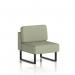 Brixworth Modular Seating Central Unit With Black Legs In Main Line Flax Fabric - Newbury SF000238