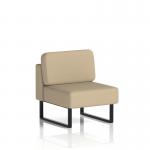 Brixworth Modular Seating Central Unit With Black Legs In Main Line Flax Fabric - Upminster SF000240