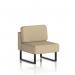 Brixworth Modular Seating Central Unit With Black Legs In Main Line Flax Fabric - Upminster SF000240