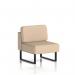 Brixworth Modular Seating Central Unit With Black Legs In Synergy Fabric - Affix SF000242