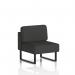 Brixworth Modular Seating Central Unit With Black Legs In Synergy Fabric - Mix SF000244