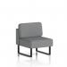 Brixworth Modular Seating Central Unit With Black Legs In Synergy Fabric - Partner SF000246