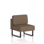 Brixworth Modular Seating Central Unit With Black Legs In Sumi Fabric - Osaka SF000250