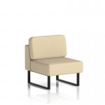 Brixworth Modular Seating Central Unit With Black Legs In Sumi Fabric - Zen SF000253